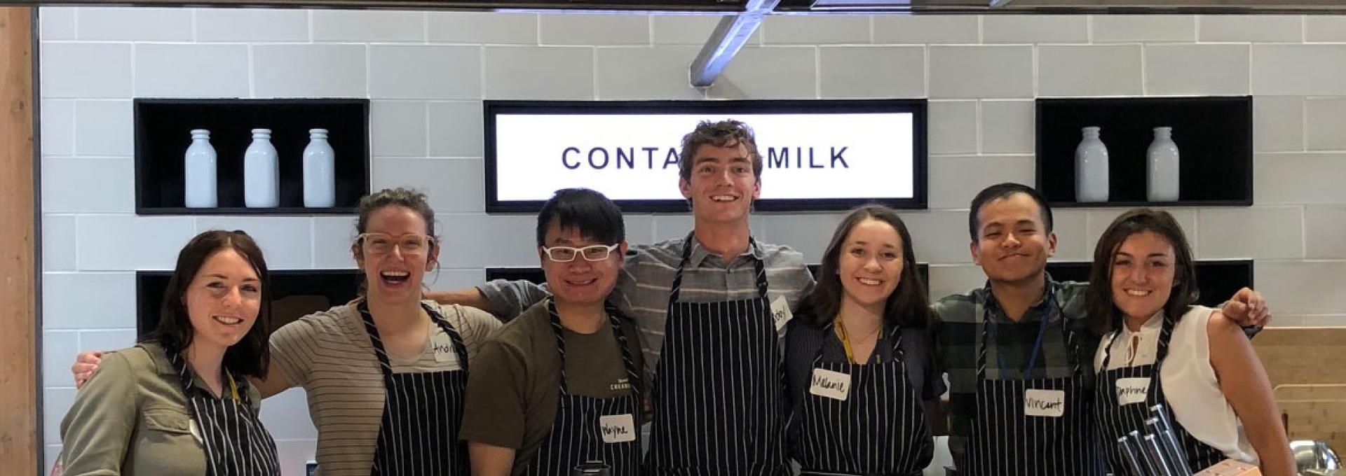 Interns at Tillamook