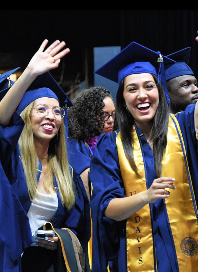 Women at graduation