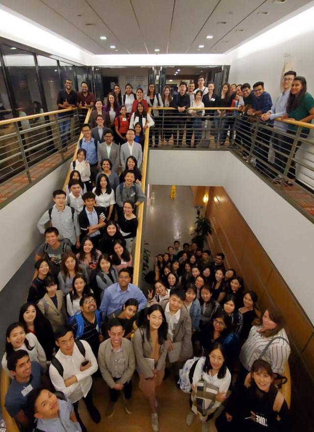 MSBA Class on stairs