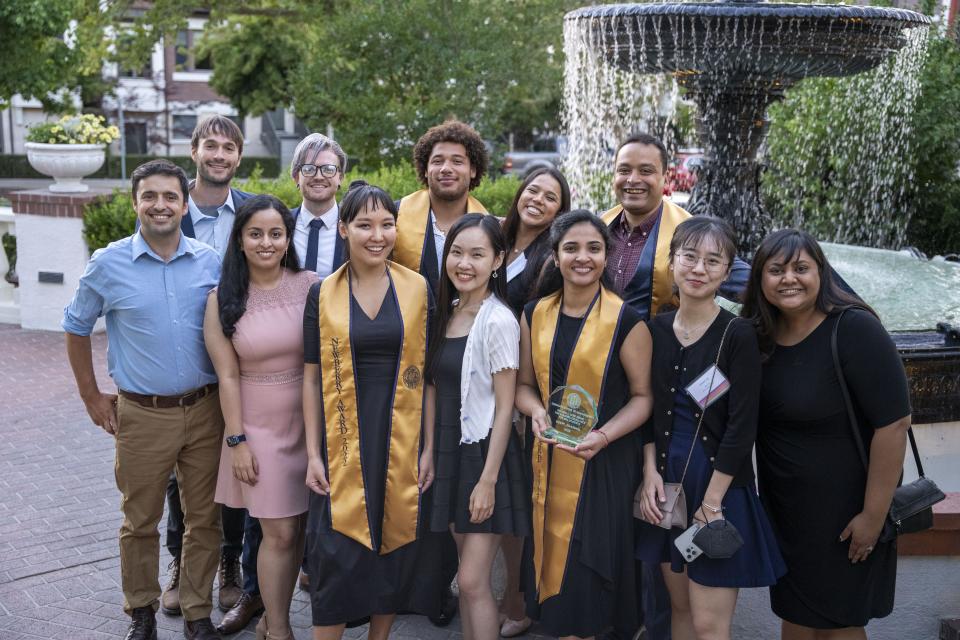 2022 Evening of Excellence Student and Staff Awards group photo