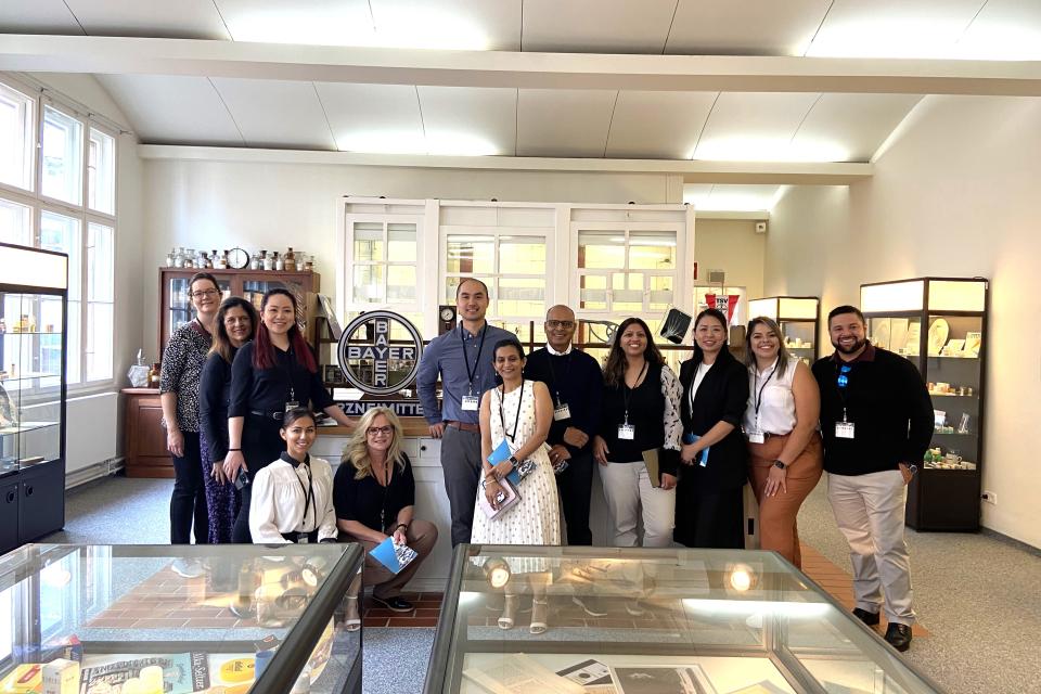 group shot of UC Davis students in Germany